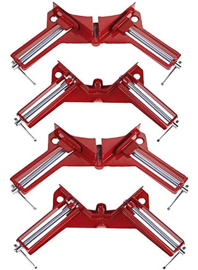 PROMASS 4pcs/set 90 Degree Right Angle Clamp Mitre Clamps Corner Picture Holder Woodwork For Woodworking tool - Image 1