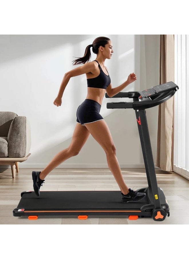120 kg electric treadmill with multiple massage belt, twist and 2 dumbbells