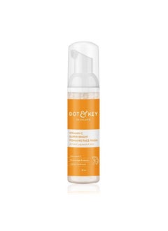 Dot & Key Vitamin C Super Bright Foaming Face Wash For Dull & Pigmented Skin| With Triple Vitamin C Blood Orange & Papaya; Sulphate Free; 80Ml  - Image 2