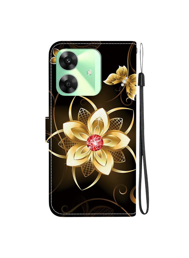 S-TOP Case For Realme C61 / C63 / Note 60 Crystal Texture Colored Drawing Leather Phone Case - Image 3