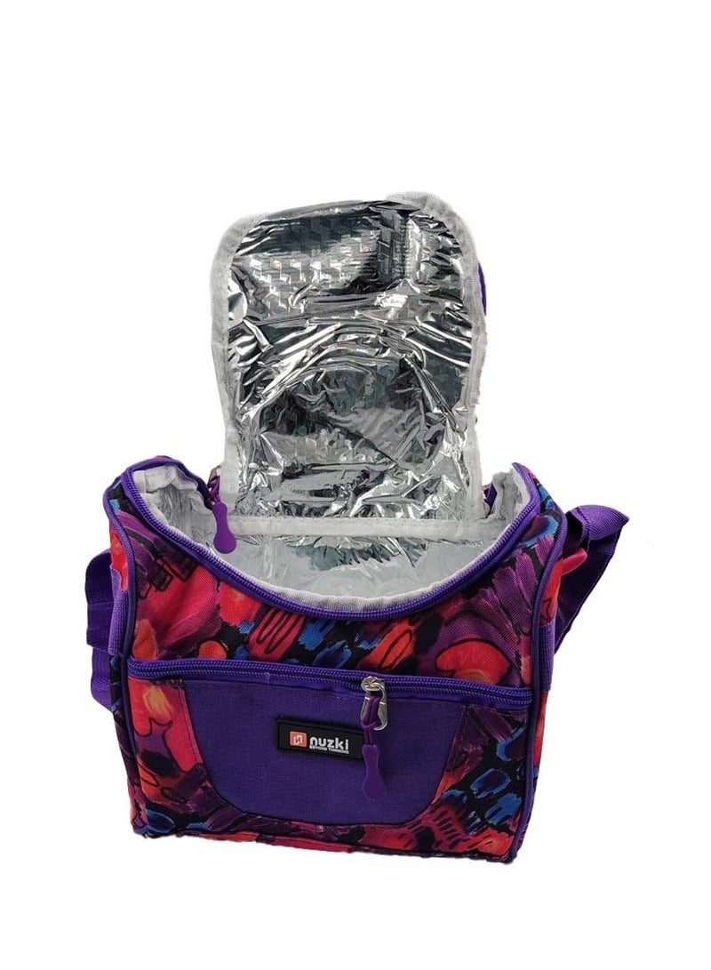 Nuzki Kids Insulated Lunch bag,Cooler Bag Travel Lunch Tote Bags With Adjustable Strap For School Children Student. - Image 5