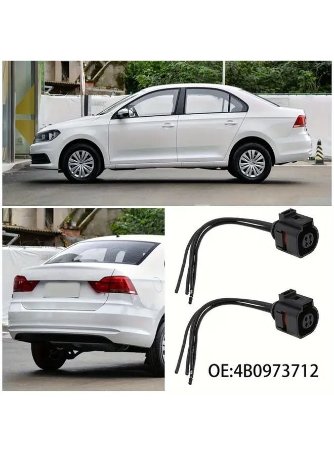 قطعتان من سدادة استشعار درجة حرارة الماء لفولكس فاجن باسات B5 لينغيوي 4B0973712 - Image 2