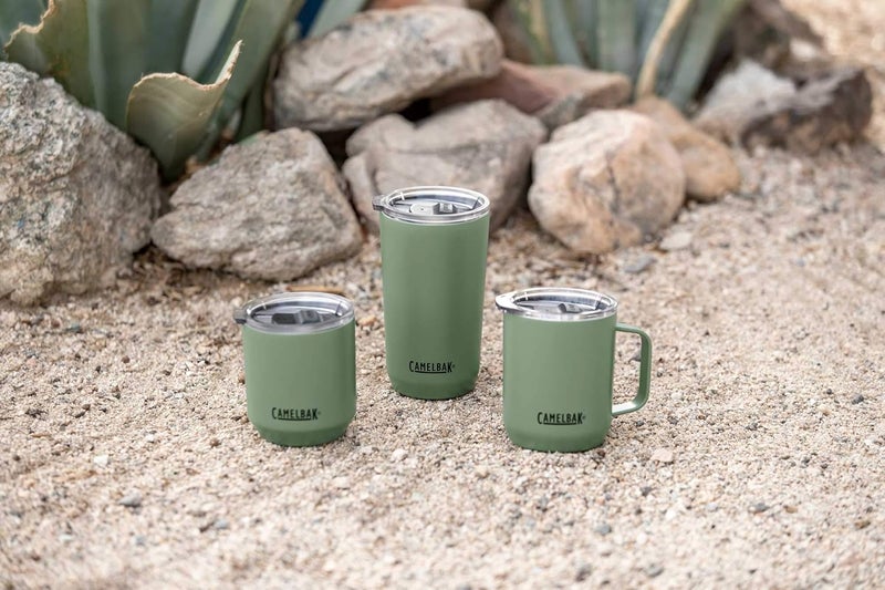 CAMELBAK CamelBak Horizon 10oz Rocks Tumbler - Cocktail Glass - Insulated Stainless Steel - Tri-Mode Lid - Moss  - Image 2