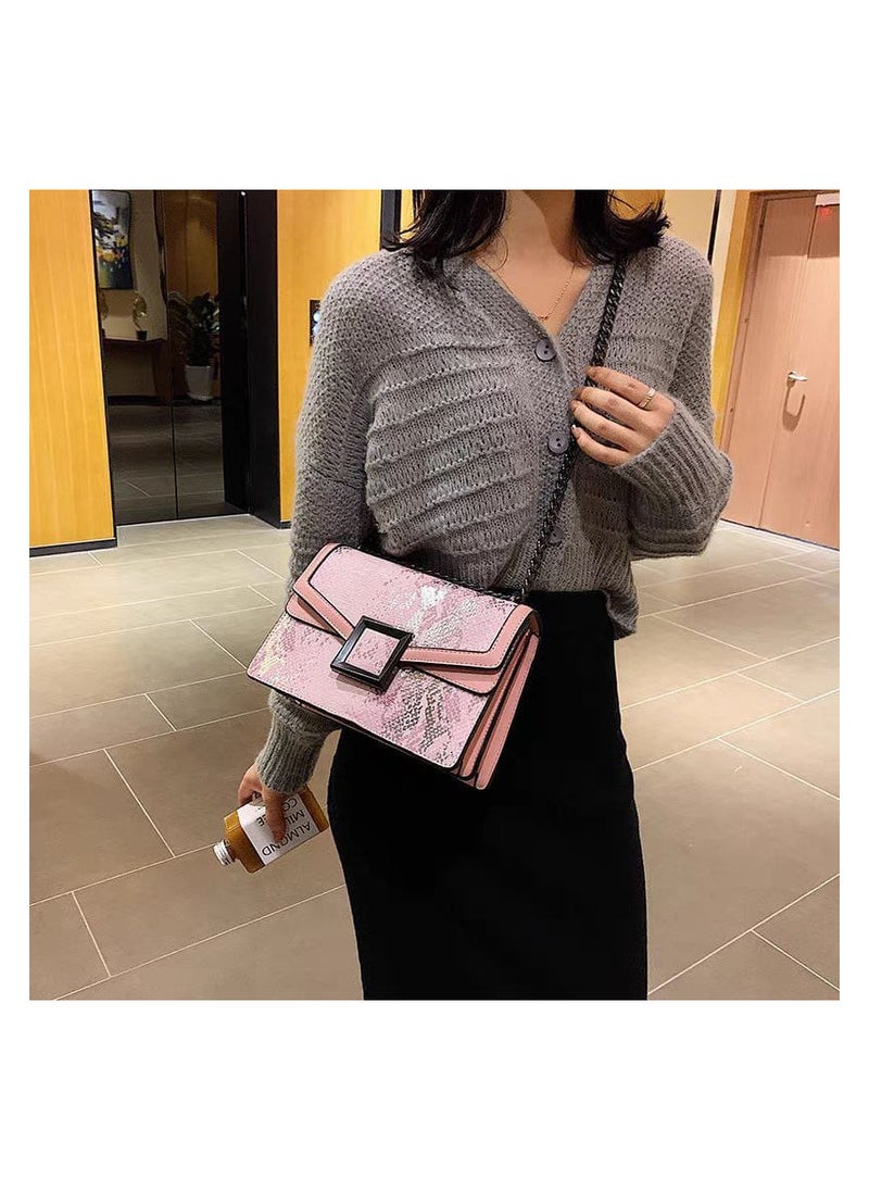Generic - Elegant pink crossbody bag - Image 1