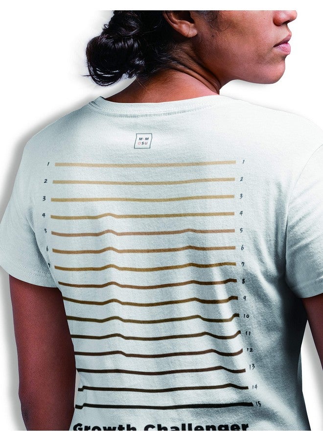 mimosu Imosu Hair Length Check Melanin Shirt For Women Melanin Shades Graphic Hair Length Chart Rice Water For Hair Growth (M) White  - Image 2