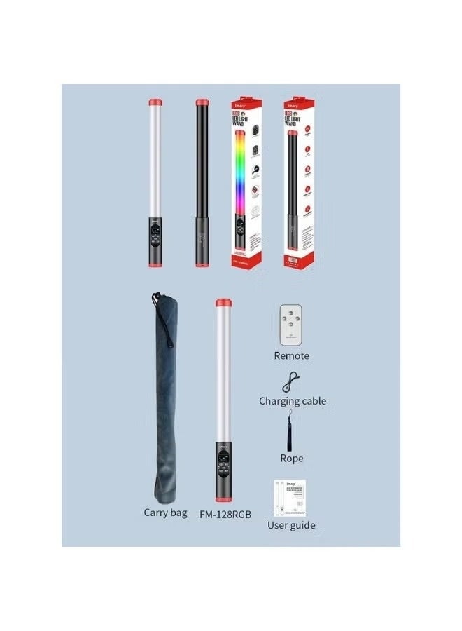 Jmary FM-128RGB Handheld LED Fill Light Outdoor Photography Light Waterproof RGB Light Stick - Image 3