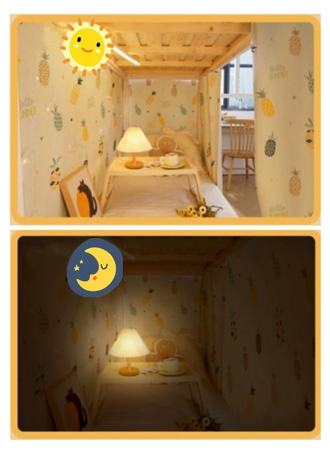Ibluelover Bottom Bunk Bed Curtains Students Dormitory Privacy Bed Curtains Dustproof Breathable Underbed Loft Bed Canopy Tent Room Blackout Shading Drapes Cloth Single Sleeper Bed Curtain - Image 5