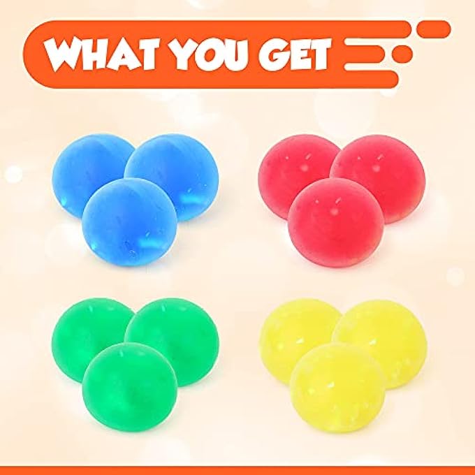 Playkidz Fun Fluff Crystal Stress Ball. Anxiety Relief Balls, Stress Reliever Toy, Squishy Ball Fidget Toy. Anger Management Toys for Children ages 3+ - Image 4