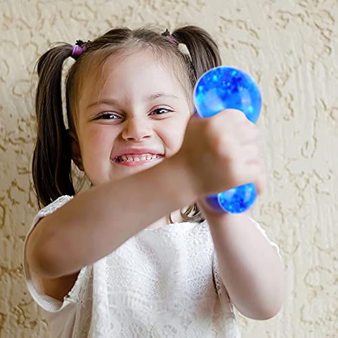 Playkidz Fun Fluff Crystal Stress Ball. Anxiety Relief Balls, Stress Reliever Toy, Squishy Ball Fidget Toy. Anger Management Toys for Children ages 3+ - Image 5