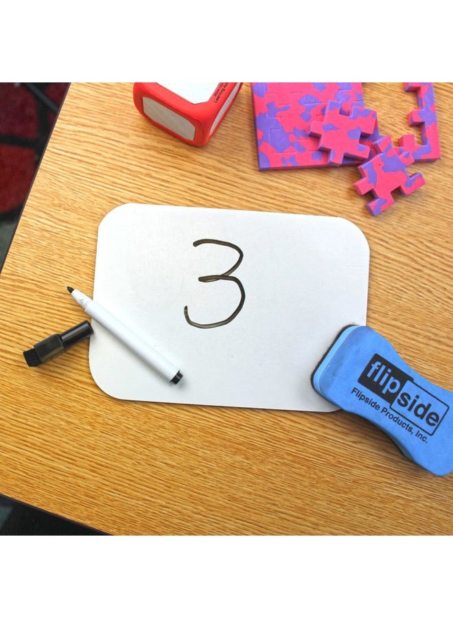 Flipside Products 5 x 7 Dry Erase Board Bulk Class Pack of 24 - Image 5