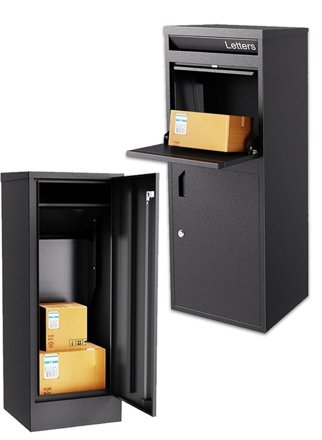 Secure Mailing Box - Theft and Weather Resistant with Front and Back Door for Easy Pickup - Image 2