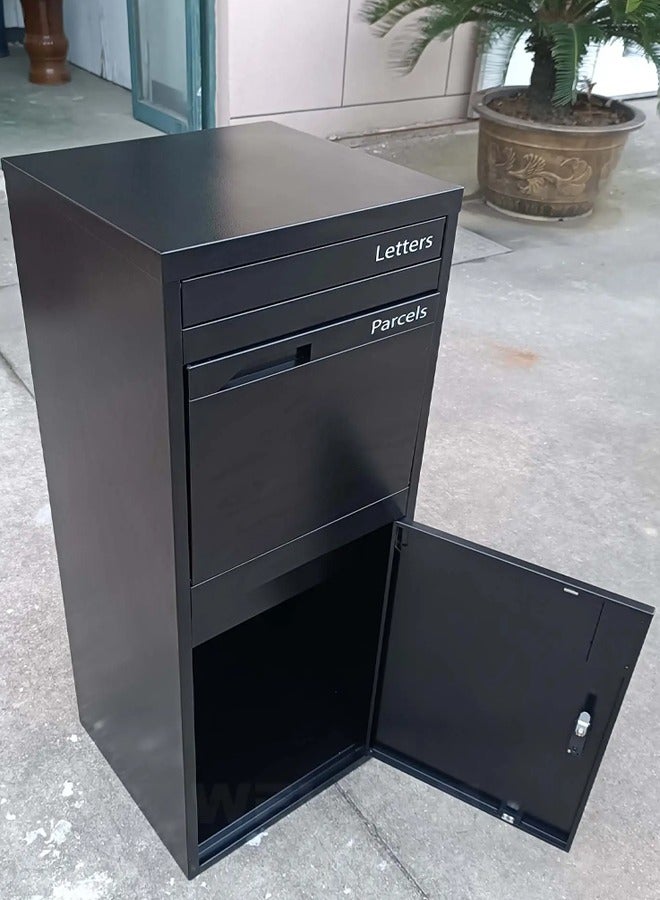 Secure Mailing Box - Theft and Weather Resistant with Front and Back Door for Easy Pickup - Image 5