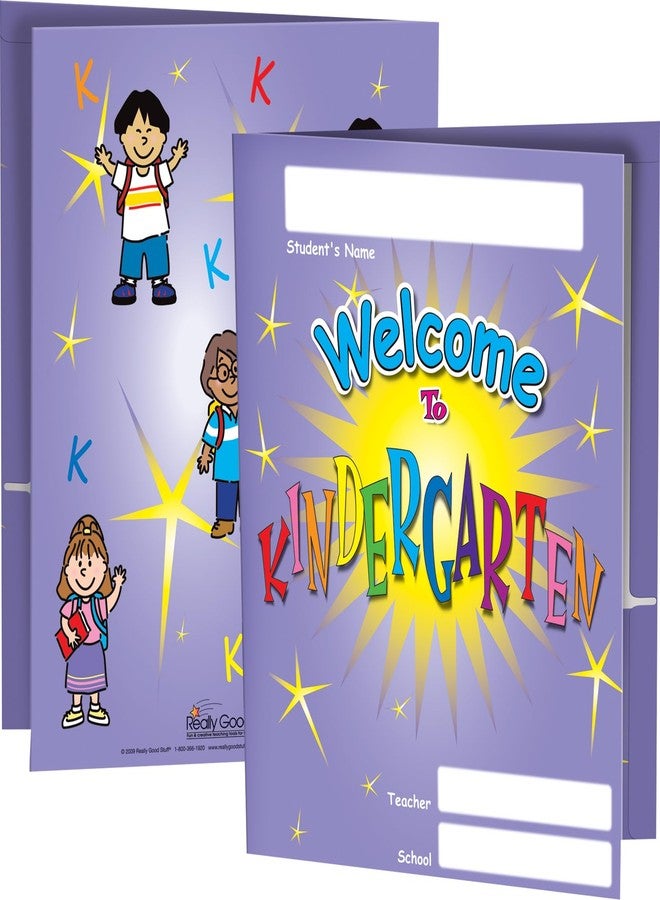 Really Good Stuff Welcome Folders - Kindergarten - 12 folders - Image 1