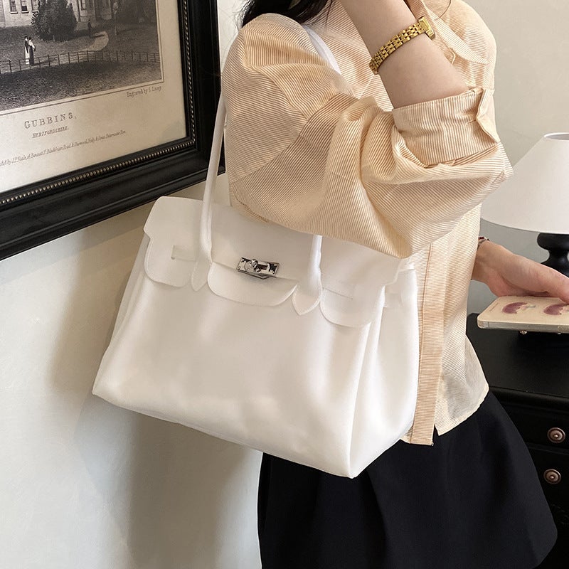 Fashion Jelly Shoulder Bag 2026 Summer Large Capacity Tote - Image 2