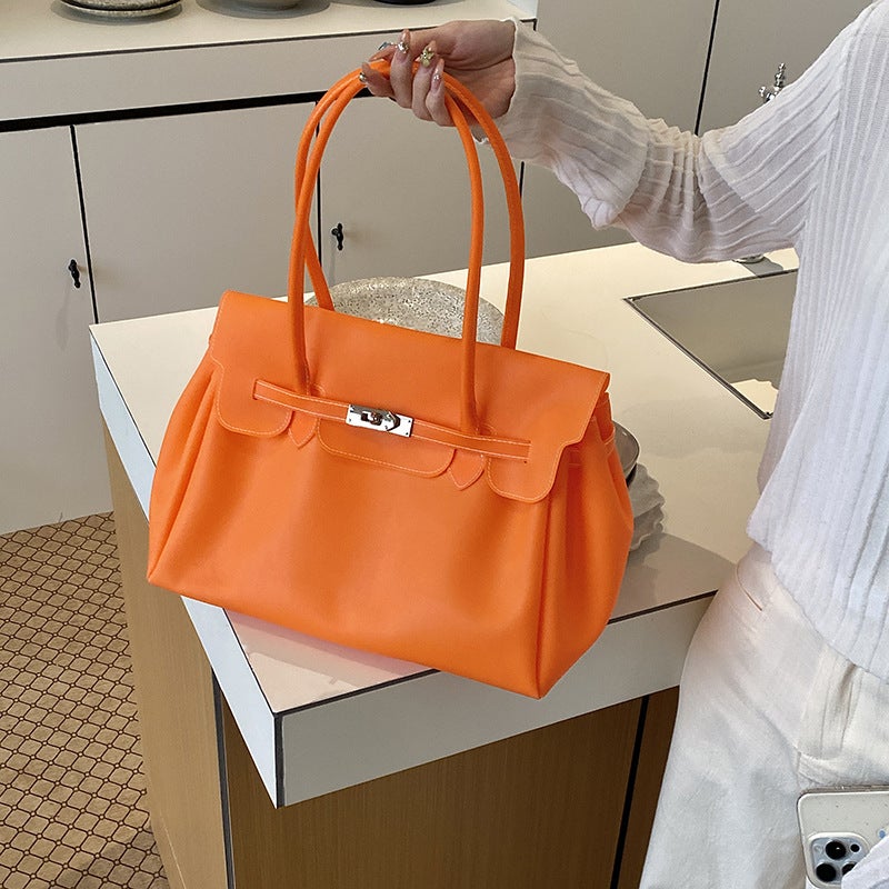 Fashion Jelly Shoulder Bag 2026 Summer Large Capacity Tote - Image 1