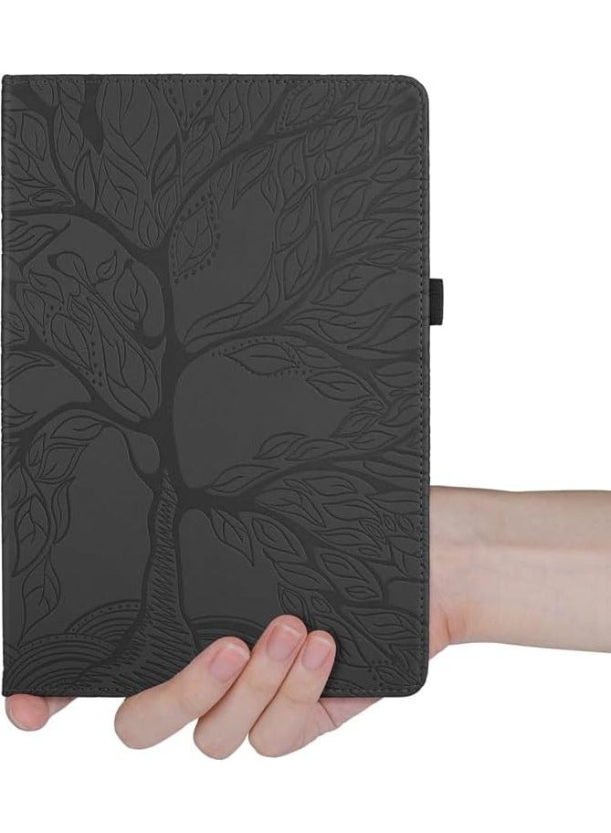 general Compatible with Lenovo Tab P12 12.7 inch 2023 (TB-370FU/TB-371FC) Tree of Life Tablet Case, TPU + PU Leather 360 Degree Rotative Kickstand Cover with Auto Wake/Sleep - Image 2