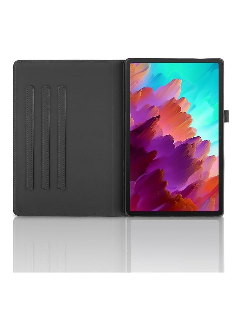 general Compatible with Lenovo Tab P12 12.7 inch 2023 (TB-370FU/TB-371FC) Tree of Life Tablet Case, TPU + PU Leather 360 Degree Rotative Kickstand Cover with Auto Wake/Sleep - Image 5