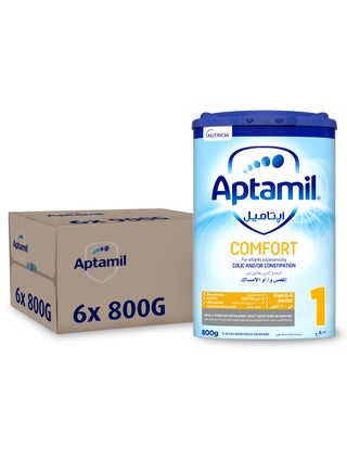 Comfort 1 Infant Formula Milk From 0-6 Months, Dietary Management of Colic & Constipation, Easy To Use Pack