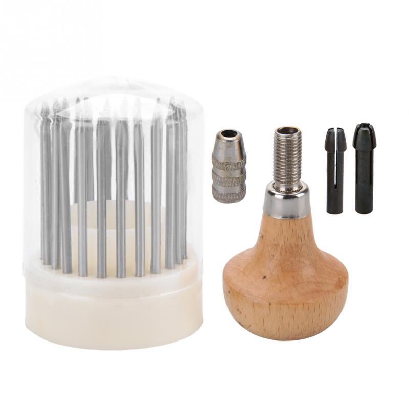 23 sets of micro-set thimble suction pin Diamond Gem Setting tool Diamond handle jewelry making tool(23 beads for set [without clip]]) - Image 4