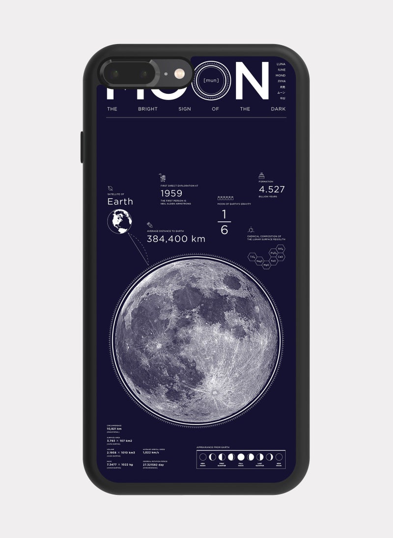 PXLAAT iPhone 7 Plus case cover moon - Image 1
