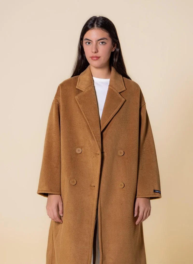 SHAPES SOFT DOUBLE-BRESTED COAT