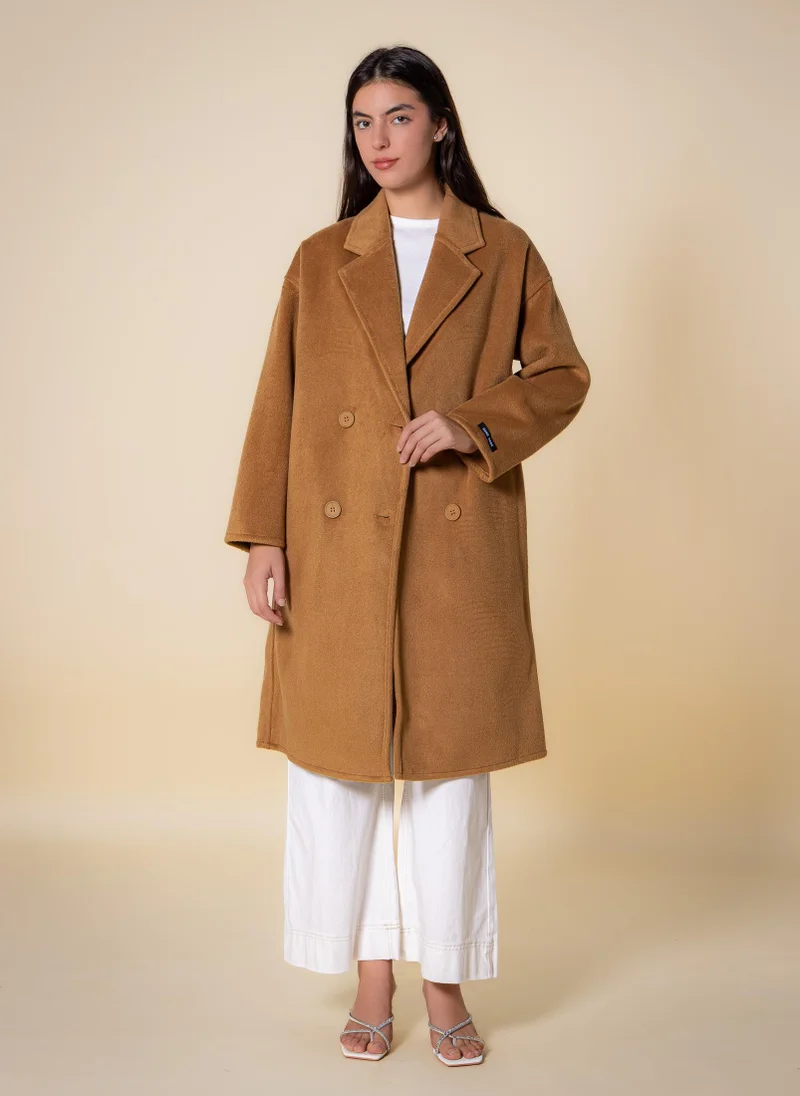 SHAPES SOFT DOUBLE-BRESTED COAT