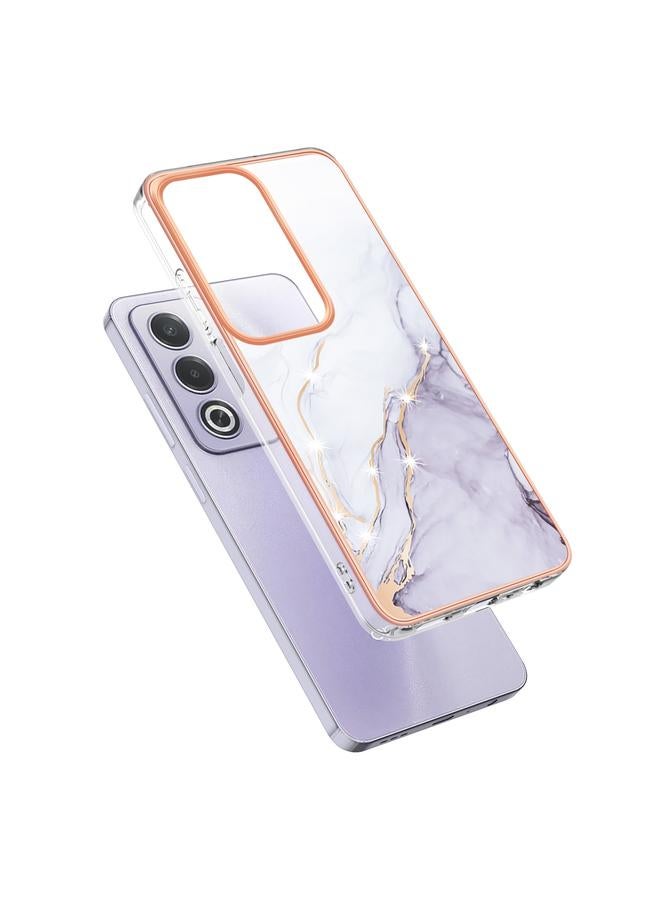 S-TOP Case For OPPO A80 5G / A3 Pro Global Electroplating Marble Dual-side IMD Phone Case - Image 3