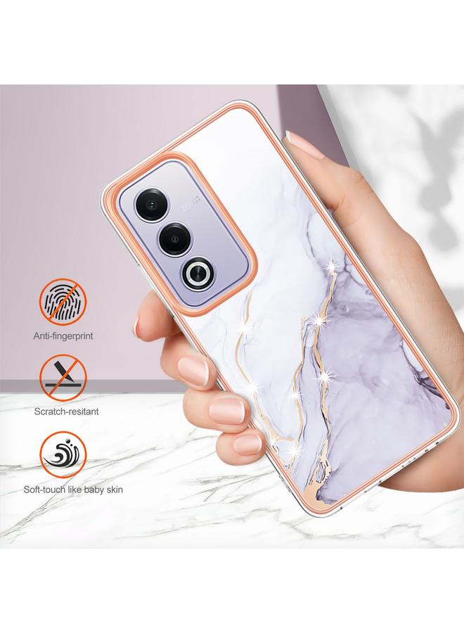 S-TOP Case For OPPO A80 5G / A3 Pro Global Electroplating Marble Dual-side IMD Phone Case - Image 5
