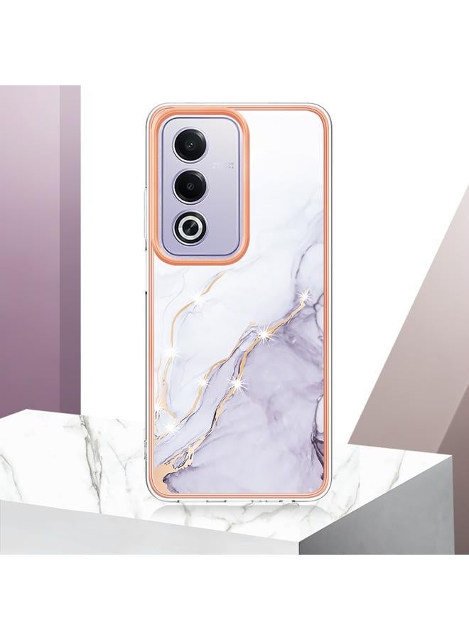 S-TOP Case For OPPO A80 5G / A3 Pro Global Electroplating Marble Dual-side IMD Phone Case - Image 2
