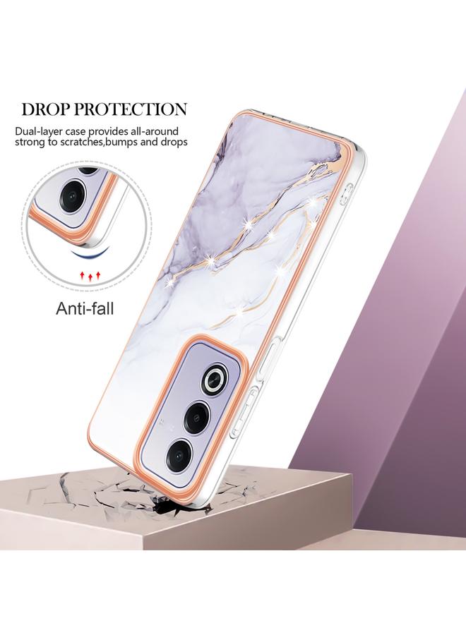 S-TOP Case For OPPO A80 5G / A3 Pro Global Electroplating Marble Dual-side IMD Phone Case - Image 4