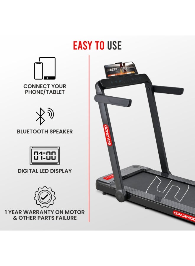 STH-3060 4 Hp Peak 2 In 1 Foldable Treadmill For Home Come Under Desk Walking Pad Slim Enough To Be Stored Under Bed image 7