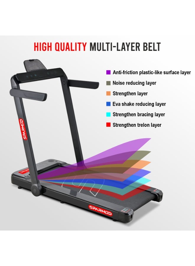 STH-3060 4 Hp Peak 2 In 1 Foldable Treadmill For Home Come Under Desk Walking Pad Slim Enough To Be Stored Under Bed image 8