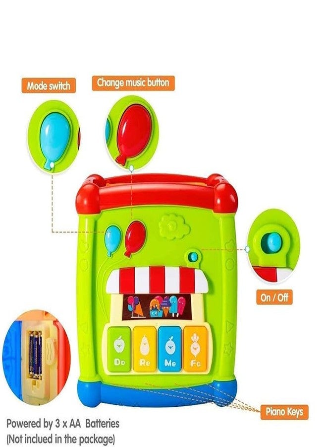 BELLABOTA Kids 6 in 1 Multipurpose Activity Play Center Colorful and Attractive Musical Activity Cube Toy for Kids (Multicolor) - Image 4