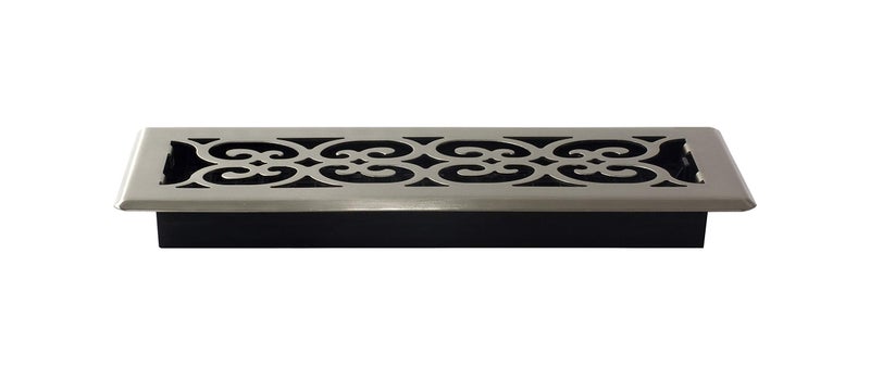 Decor Grates SPH412-NKL Floor Register, 4x12, Brushed Nickel Finish - Image 4