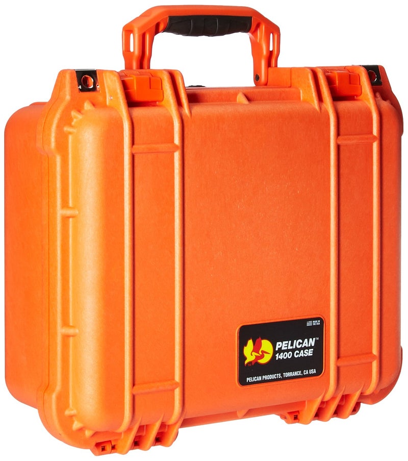Pelican 1400 Case With Foam (Orange) - Image 1