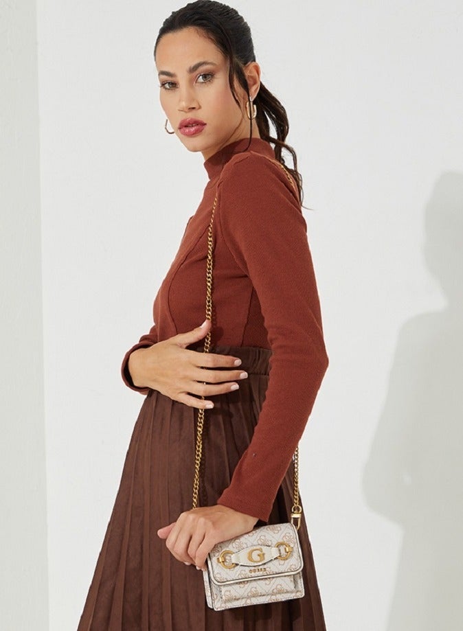 GUESS Guess Izzy Micro Logo Detailed Mini Bag  - Image 4