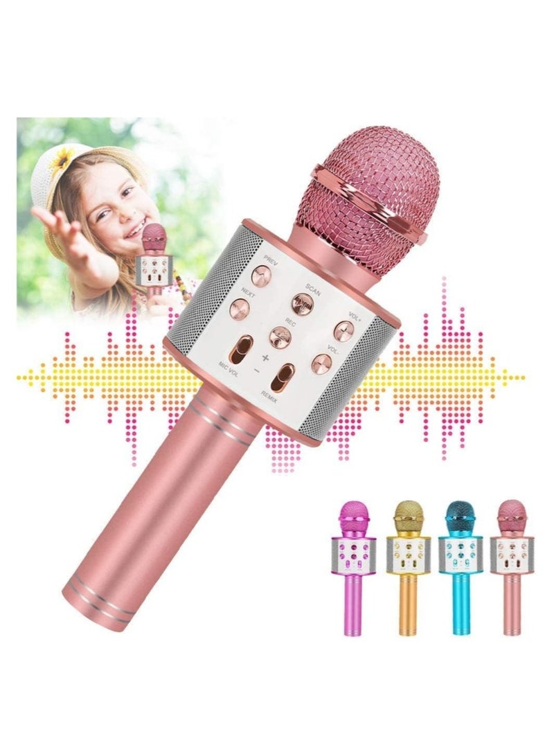 ELTRAZONE Bluetooth Karaoke Microphone Wireless,Portable Singing Microphone for Kids Adults,Karaoke Machine for Kids Toys,Birthday Gifts Ideas for 3 4 5 6 7 8 9 10 11 12 Year Old - Image 1