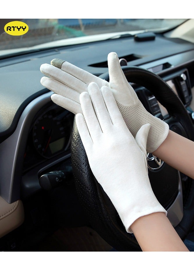 RTYY قفازات نسائية، قفازات قيادة، قفازات حماية من أشعة الشمس الصيفية غير قابلة للانزلاق - Image 1