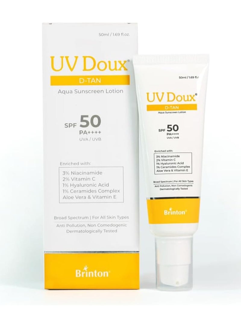 بريتون لوشن واقي من الشمس يو في دوكس دي تان أكوا 50 مل - Image 1