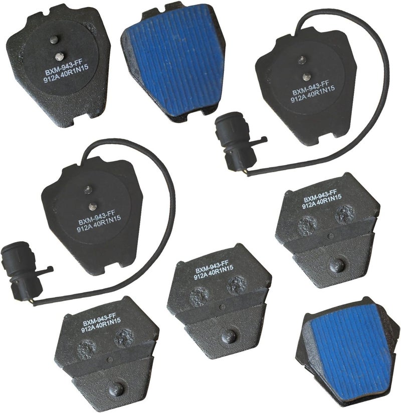 Bendix Premium SBM912A Semi-Metallic Front Brake Pads for Audi A8 Quattro 2000, A8 Quattro 2003-2002, Volkswagen Passat 2002, Passat 2005-2004 - Image 1