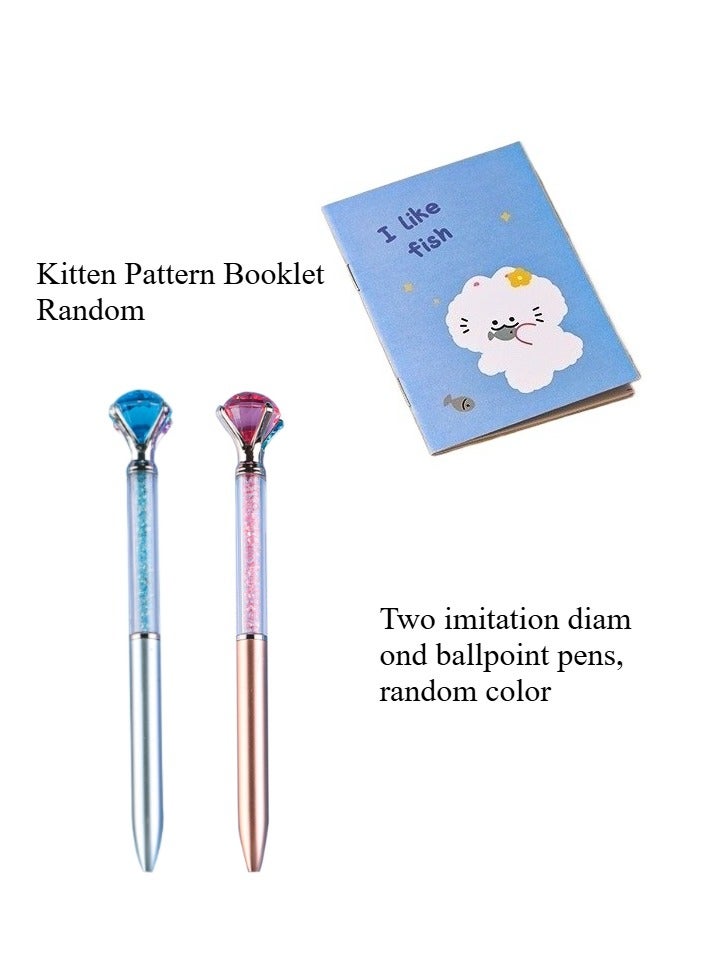 Back-to-School Kids Drawing Starter Set Creative Color Pens Stickers Art Book Gift Box - Image 3