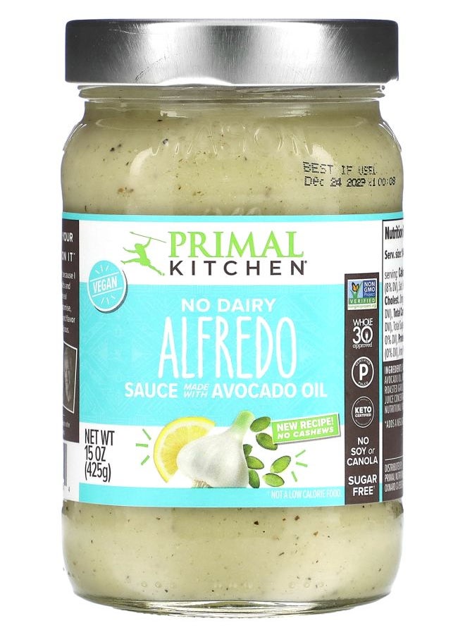 No Dairy Alfredo Sauce Made With Avocado Oil 15 oz (425 g) - pzsku/Z9AF891419067A770B229Z/45/_/1730032783/bb645e8c-85ae-400a-b937-ced27b3631c5