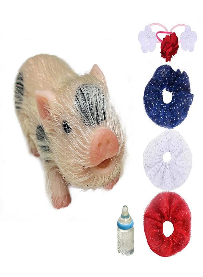 OtardDolls Lifelike Reborn Pig Dolls, 5 Inch Soft Realistic Newborn Cute Pig Dolls with Toy Accessories for Birthday, Christmas - Image 1