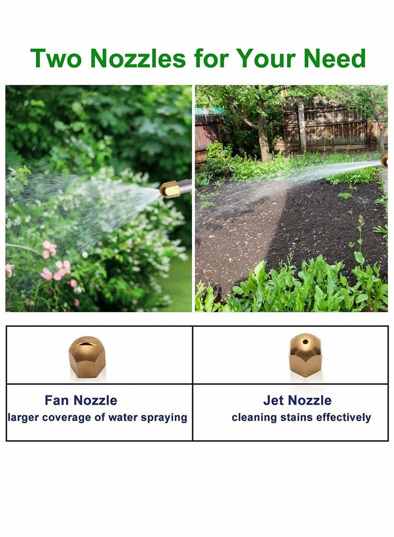 NIBEMINENT High Pressure Power Washer for Garden Hose Portable Washing Wand Water Car Outdoor Window with 2 Nozzle Blue  - Image 5