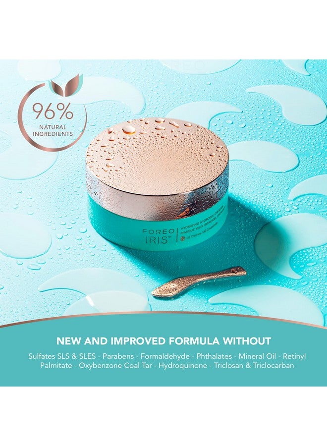 فوريو قناع فوريو آيريس هيدروجيل مرطب للعين - علاج الهالات السوداء تحت العين للنساء والرجال - علاج انتفاخ العين - مرطب ومنعش - نباتي - لجميع أنواع البشرة - 60 رقعة تحت العين - Image 5