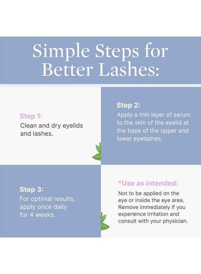 Better Not Younger Superpower Lash Serum (7ml) Lash Conditioner with Peptides, Vitamins & Nutrients - Lash Enhancing Serum for Thicker, Fuller and Longer Lashes - Cruelty-Free Eyelash Serum - Image 4