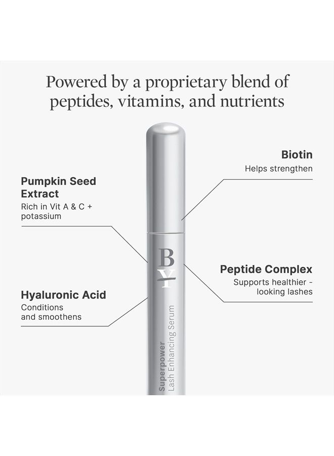 Better Not Younger Superpower Lash Serum (7ml) Lash Conditioner with Peptides, Vitamins & Nutrients - Lash Enhancing Serum for Thicker, Fuller and Longer Lashes - Cruelty-Free Eyelash Serum - Image 3