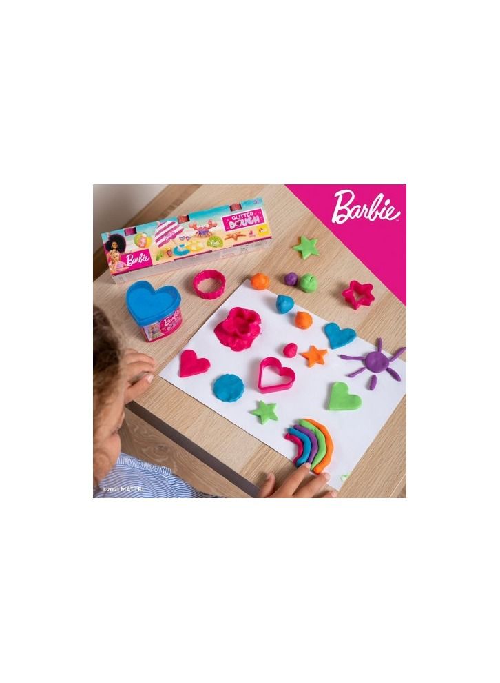 Lisciani Barbie Glitter Dough Kit - Summer 88836 - Image 3