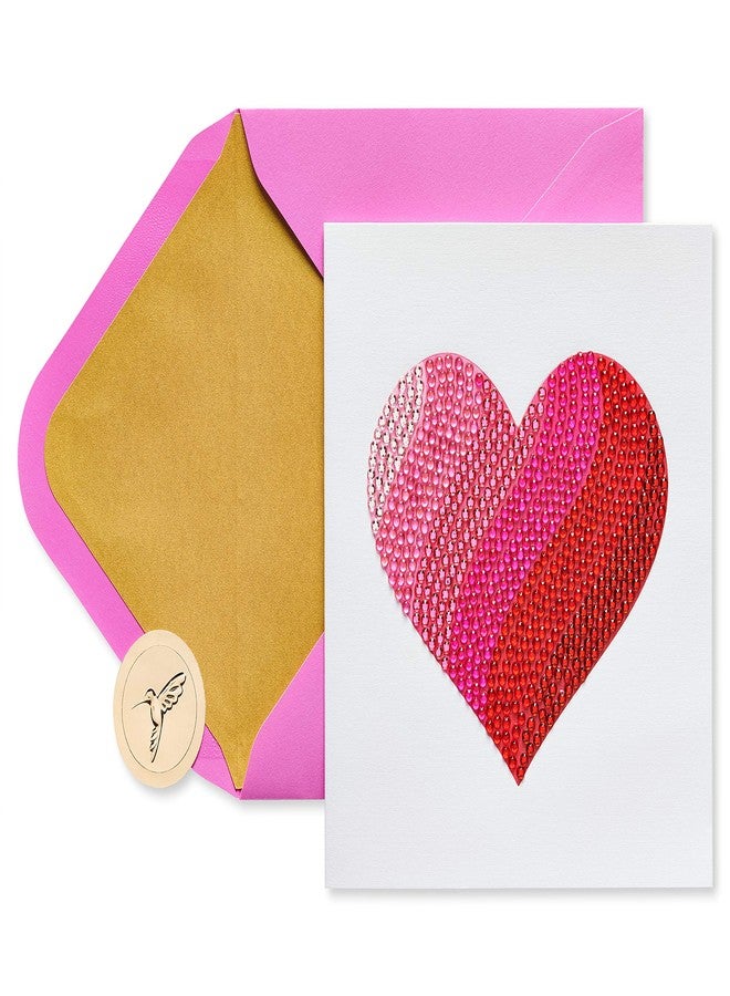 Papyrus Valentine's Day Card (Gemmed Heart) - Image 1