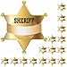 Joyful Artistry 120PCS Sheriff Badge Stickers Name Tags Police Sheriff Badge Stickers for Kids Name Labels Police and Western Cowboy Birthday Party Supplies Decorations - Image 3